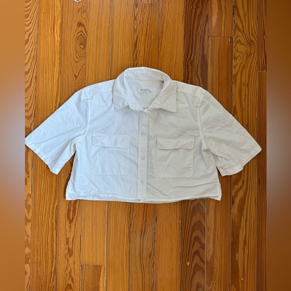 Equipment Femme Cropped Buttondown